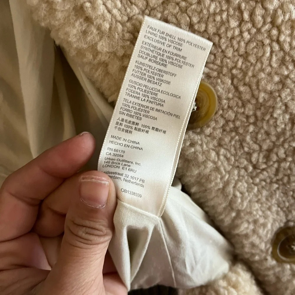 Free People We the Free Sherpa Varsity Jacket - Picture 10 of 10